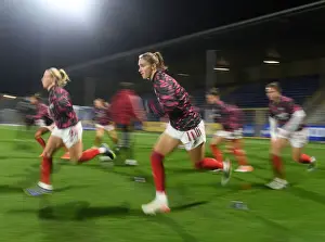 Hoffenhiem V Arsenal Women 2021-22 Prints: Arsenal's Vivianne Miedema Prepares for Battle: Arsenal WFC vs