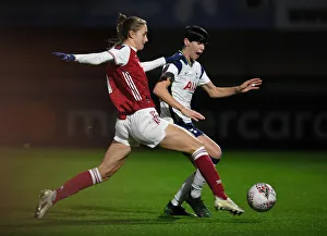 Arsenal's Vivianne Miedema Scores in Empty FA WSL Cup Match: Arsenal Women vs. Tottenham Hotspur Women (2020-21 Conti Cup)