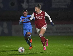 Arsenal Women V West Ham United Women 2020-21 Prints: Arsenal's Vivianne Miedema Scores in Empty FA WSL Match: Arsenal Women vs West Ham United Women