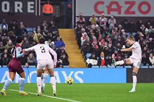 Aston Villa Women v Arsenal Women 2022-23 Collection: Arsenal's Vivianne Miedema Scores Second Goal Against Aston Villa in FA Women's Super League