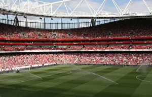 Arsenal V Portsmouth 2009-10 Prints: Arsenal's Wet Victory: 4-1 Over Portsmouth in the Premier League (2009)