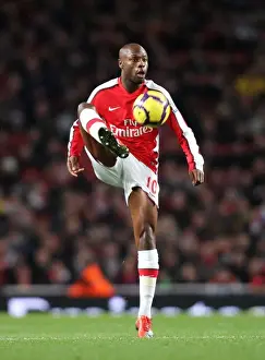 Arsenal V Stoke City 2009-10 Prints: Arsenal's William Gallas Secures 2-0 Victory Over Stoke City in Barclays Premier League