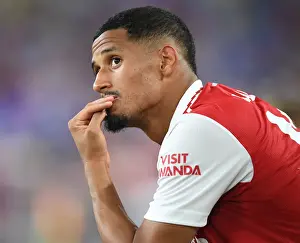 Arsenal V Everton - Pre Season 2022-23 Prints: Arsenal's William Saliba in Action against Everton during Pre-Season Friendly in Baltimore