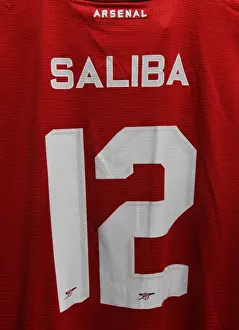 Arsenal's William Saliba Dons New Shirt Before Arsenal vs. Chelsea - Florida Cup 2022-23