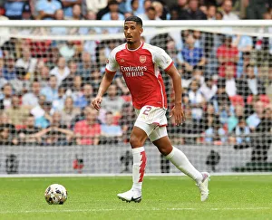 Arsenal's William Saliba Faces Manchester City in 2023-24 Community Shield Showdown