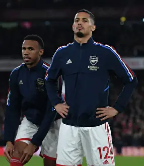 Arsenal's William Saliba Gears Up: Arsenal FC vs Manchester City, Premier League 2022-23