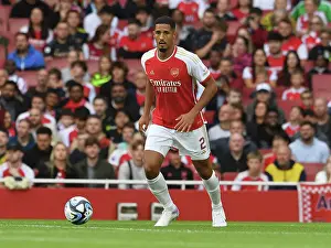 Arsenal's William Saliba Goes Head-to-Head with AS Monaco in 2023-24 Emirates Cup Clash