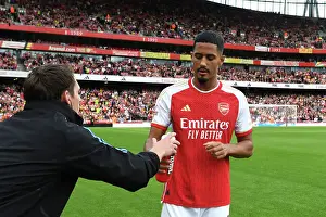 Arsenal's William Saliba Preps for AS Monaco Clash at Emirates Cup