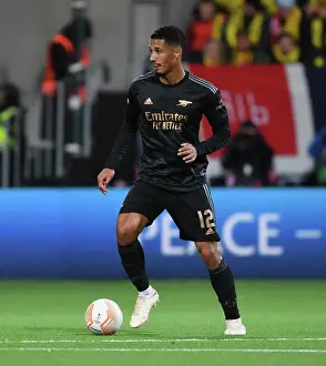 Bodø/Glimt V Arsenal 2022-23 Prints: Arsenal's William Saliba Shines in Europa League Clash against Bodø/Glimt