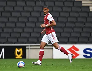 MK Dons V Arsenal 2020-21 Prints: Arsenal's William Saliba Shines in MK Dons Pre-Season Friendly