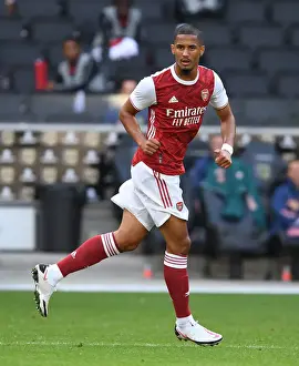 Arsenal's William Saliba Shines in Pre-Season Friendly against MK Dons