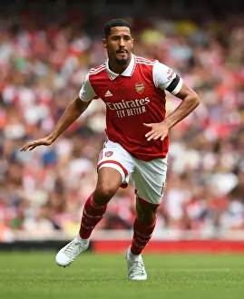 Arsenal's William Saliba Stars in Emirates Cup Victory over Sevilla, 2022