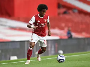 Arsenal V West Bromwich Albion 2020-21 Prints: Arsenal's Willian in Action: 2020-21 Premier League Match vs