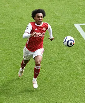 Newcastle United V Arsenal 2020-21 Prints: Arsenal's Willian at Empty St