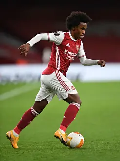 Arsenal V Dundalk 2020-21 Prints: Arsenal's Willian in UEFA Europa League Match against Dundalk (Behind Closed Doors)