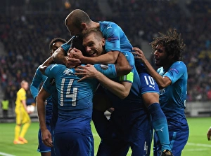 FC BATE Borisov V Arsenal 2017-18 Prints: Arsenal's Winning Moment: Holding
