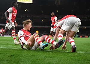 Arsenal's Winning Moment: Lacazette's Goal vs. Wolverhampton Wanderers (Premier League 2021-22)