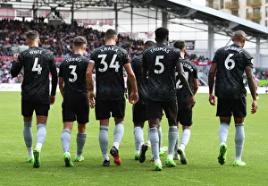 Arsenal's Winning Moment: White, Tierney, Xhaka, Partey, and Magalhaes Celebrate First Goal Against Brentford (Brentford v Arsenal 2022-23)