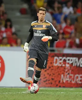 Arsenal V Singapore XI Prints: Arsenal's Wojciech Szczesny in Action against Singapore XI at the Singapore National Stadium (July 15)