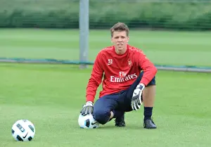 Arsenal's Wojciech Szczesny at London Colney Training Ground (Pre-Season 2010-11)