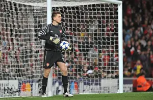 Arsenal V Barcelona 2010-11 Prints: Arsenal's Wojciech Szczesny Stuns Barcelona in Champions League: Arsenal 2 - 1