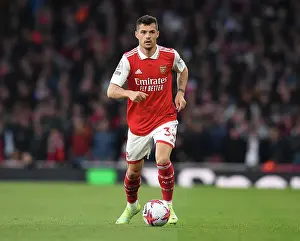 Arsenal's Xhaka Clashes with Chelsea in Intense 2022-23 Premier League Showdown