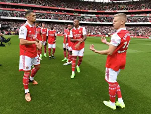 Arsenal's Xhaka, Gabriel, and Zinchenko Prepare for Arsenal v Tottenham Showdown (2022-23)