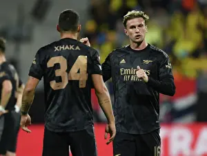 Arsenal's Xhaka and Holding in Action against Bodø/Glimt in UEFA Europa League