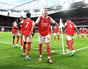 Arsenal's Xhaka Scores Third Goal in Thrilling Arsenal v Liverpool Clash (2022-23)