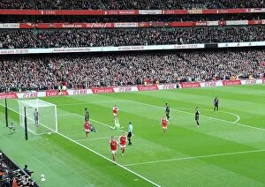 Arsenal v Crystal Palace 2022-23 Collection: Arsenal's Xhaka Scores Hat-Trick: Thrilling 3-0 Victory over Crystal Palace (2022-23)