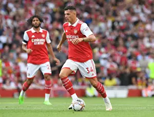 Arsenal's Xhaka Shines in Arsenal FC vs Fulham FC Premier League Clash (2022-23)