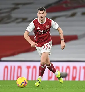Arsenal's Xhaka Stellar Performance at Empty Emirates vs Manchester United (Premier League 2021)