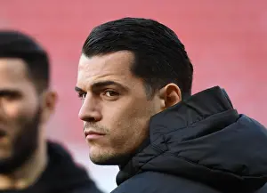 Arsenal's Xhaka: Unwavering Focus in Europa League Clash at Stade Rennais