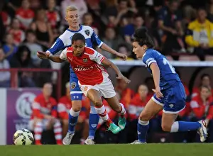 Arsenal Ladies V Bristol Academy 15/4/15 Prints: Arsenal's Yankey Goes Head-to-Head with Ingle and James in Intense WSL Clash