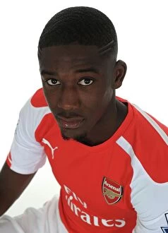 Arsenal Photocall 2014/15 Collection: Arsenal's Yaya Sanogo at 2014-15 Photocall