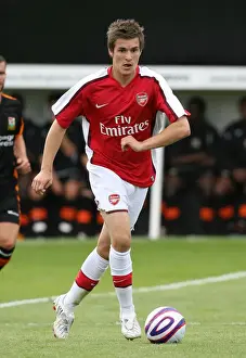 Barnet V Arsenal 2008-09 Prints: Arsenal's Young Star Ramsey Shines in Exciting 2-1 Pre-Season Victory Over Barnet