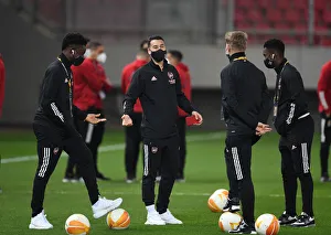 Arsenal's Young Stars: Saka, Martinelli, Smith Rowe, Nketiah Prepare for SL Benfica Clash in Europa League