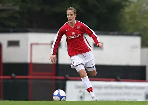 Arsenal Ladies V POAL Thessaloniki 2009-10 Prints: Arsenal's Yvonne Tracy Scores in 9-0 Victory over PAOK Thessaloniki in UEFA Women's Champions League