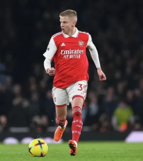 Arsenal's Zinchenko in Action against Manchester City - Premier League 2022-23