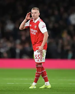 Tottenham Hotspur V Arsenal 2022-23 Prints: Arsenal's Zinchenko in Action: Premier League Clash Against Tottenham, London 2023