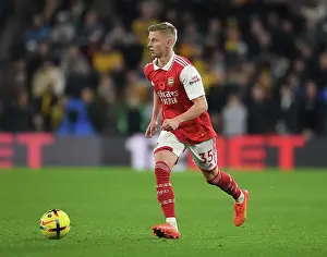 Arsenal's Zinchenko in Action against Wolverhampton Wanderers in the 2022-23 Premier League