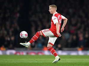 Images Dated 22nd April 2023: Arsenal's Zinchenko in Control: Arsenal FC vs Southampton FC, Premier League 2022-23