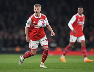 Images Dated 21st April 2023: Arsenal's Zinchenko Shines in April Showdown Against Southampton