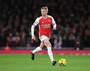 Arsenal V West Ham United 2023-24 Prints: Arsenal's Zinchenko Shines in Premier League Clash Against West Ham United (2023-24)