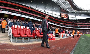 Arsenal V Everton 2009-10 Prints: Arsene Wenger: 2-2 Stalemate Against Everton, Emirages Stadium, 2010