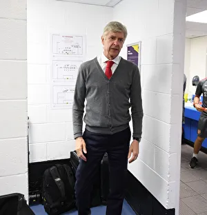 Huddersfield Town V Arsenal 2017-18 Prints: Arsene Wenger in the Aftermath: Huddersfield Town vs. Arsenal, Premier League 2017-18