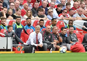 Liverpool V Arsenal 2017-18 Prints: Arsene Wenger at Anfield: A Premier League Battle between Liverpool and Arsenal (2017-18)