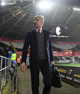 Arsene Wenger Arrives at Swansea City's Liberty Stadium Ahead of Premier League Clash (January 2018)
