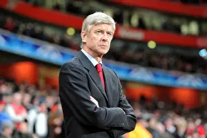 Arsene Wenger the Arsena Manager. Arsenal 3: 1 Partizan Belgrade. UEFA Champions League