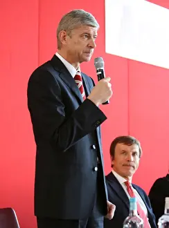 Arsene Wenger at Arsenal AGM, 2008 - Emirates Stadium